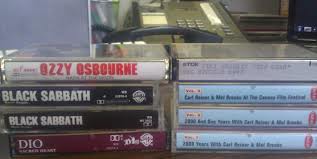 Stack of Cassette Tapes